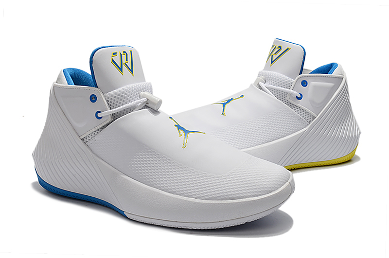 Jordan Why Not Zero.1 White Blue Shoes - Click Image to Close